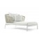 Dikke kussens zorgen voor Chaise-longue Spool Roda JardinChic