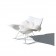 Rocking Chair Stingray knipsel white Fredericia JardinChic