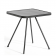 Table Basse Attol Aluminium Carrée 45x45x49cm Anthracite Oasiq Jardinchic