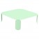 Table Basse Carrée Bebop H29cm Vert Opaline Fermob Jardinchic