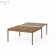 Table Basse Sutra Kaki Teck Ouverte EGO Paris Jardinchic