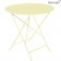 Table Bistro Ø77cm Citron Givré Fermob Jardinchic