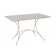 Table rectangulaire pliable Pigalle Blanc Cassé Emu Jardinchic