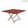 Table Caractère 128 x 128cm Ocre Rouge Fermob Jardinchic