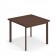 Table carrée Star 90cm Corten Emu JardinChic