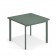 Table carrée Star 90cm Vert Militaire Emu JardinChic