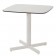 Table Carrée Plateau HPL Shine Blanc Cassé Emu JardinChic