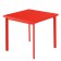 Table carrée Star 70cm Rouge Ecarlate Emu JardinChic