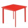 Table carrée Star 70cm Rouge Ecarlate Emu JardinChic