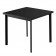 Table carrée Star 70cm Noir Emu JardinChic