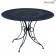 Table de repas 1900 Ø117cm Bleu Abysse Fermob Jardinchic