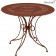 Table de repas 1900 Ø96cm Ocre Rouge Fermob Jardinchic