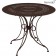 Table de repas 1900 Ø96cm Rouille Fermob Jardinchic