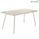 Table Luxembourg 143x80cm Muscade Fermob Jardinchic