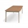 Table Extensible Plateau Teck Shine Tourterelle Face Emu JardinChic