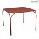 Table Kintbury 100x100cm Ocre Rouge Fermob Jardinchic
