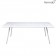 Table Luxembourg 207x100cm Blanc Coton Fermob Jardinchic