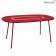 Table Ovale Lorette Coquelicot Fermob Jardinchic