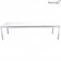 Table à Allonge Ribambelle XL 149/299x100cm Blanc Coton Fermob Jardinchic