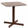 Table Carrée Plateau Teck Shine Marron D'Inde Emu JardinChic