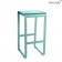 Tabouret Haut sans Dossier Bellevie Turquoise Fermob Jardinchic