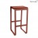 Tabouret Haut sans Dossier Bellevie Ocre Rouge Fermob Jardinchic