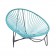 Leunstoel Tulum groene Turquoise Boke JardinChic