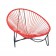 Fauteuil Tulum Rouge Boqa JardinChic