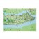 Blok 50 Sets van papier 'wereld diners Maps' Seletti JardinChic