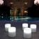 Pouf-tabouret lumineux Ambiance Wow Pedrali JardinChic